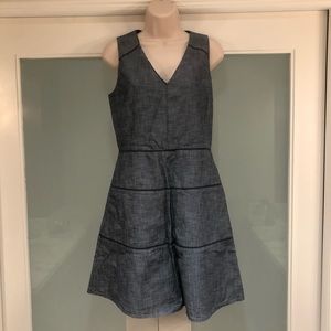 Gap chambray a-line dress